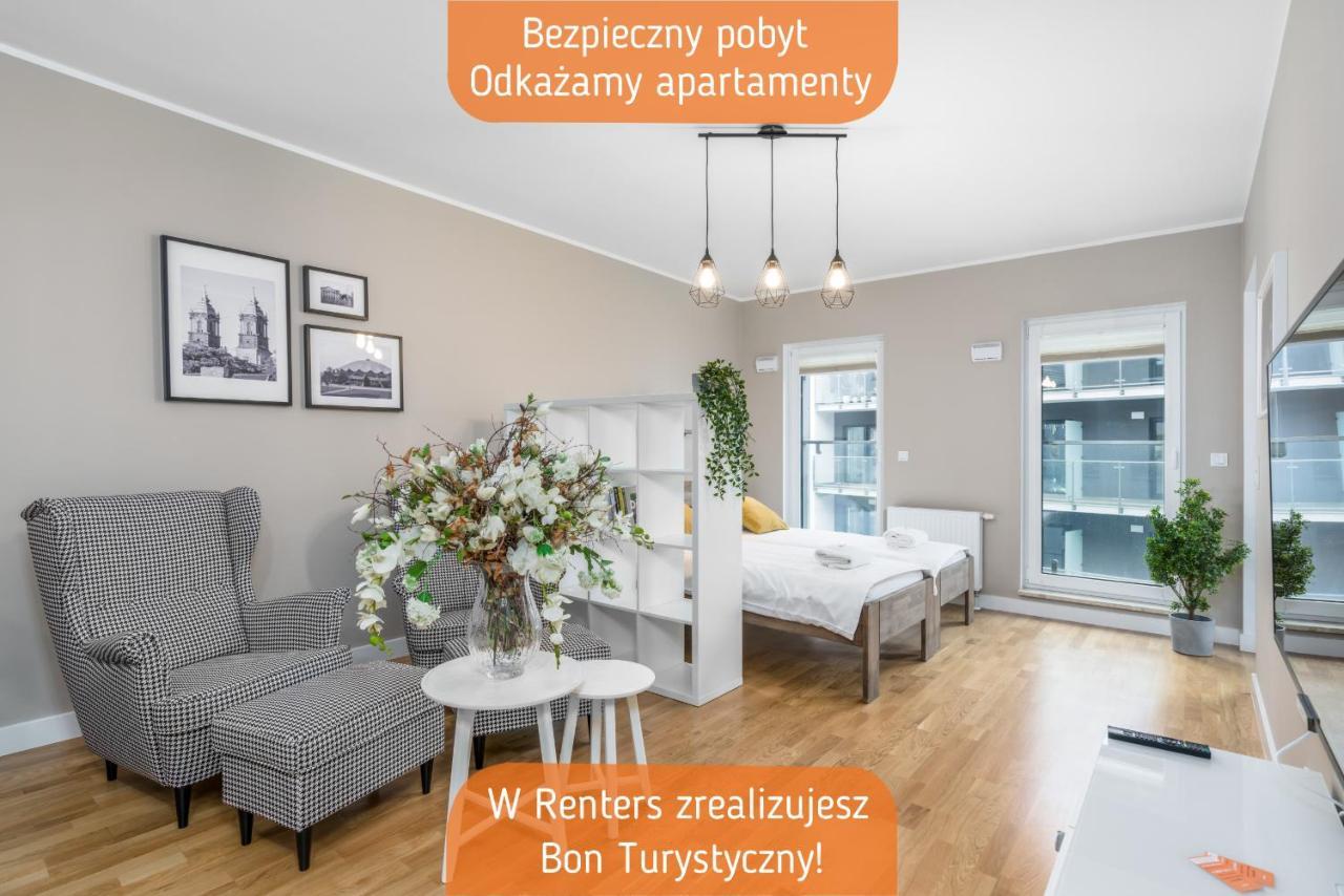 Apartament Black & White Mostowa By Renters Poznan Ngoại thất bức ảnh